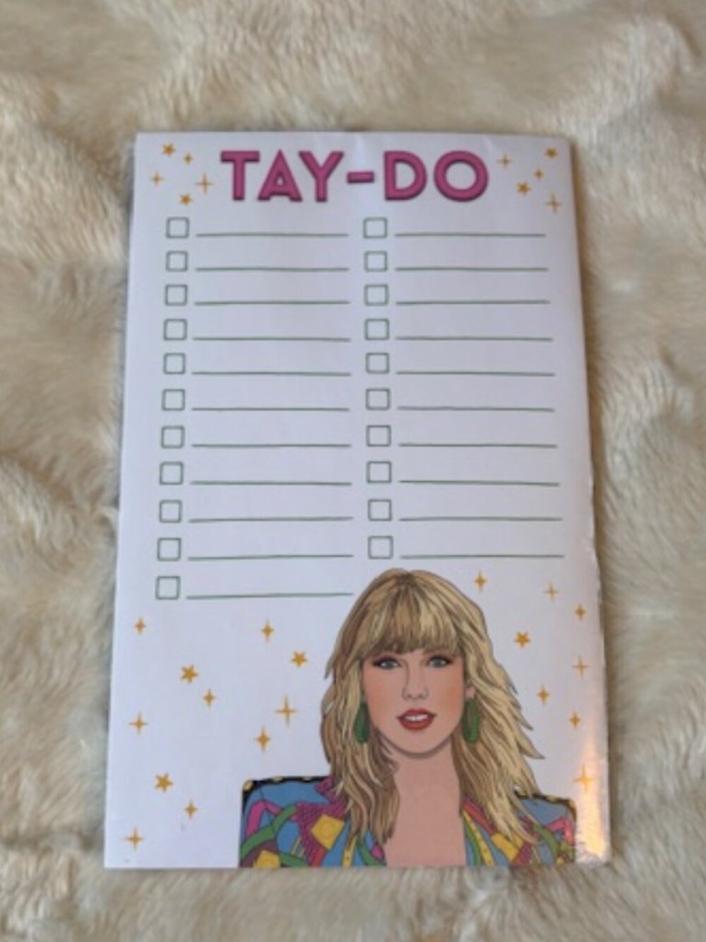 Taylor Swift TAY-DO List Notepad 50 Pages 5x8 To-Do List Memo Pad New
